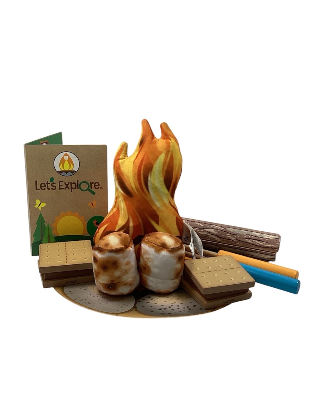 🐵 Melissa &Doug Let’s Explore Campfire Toy S’Mores Play Set